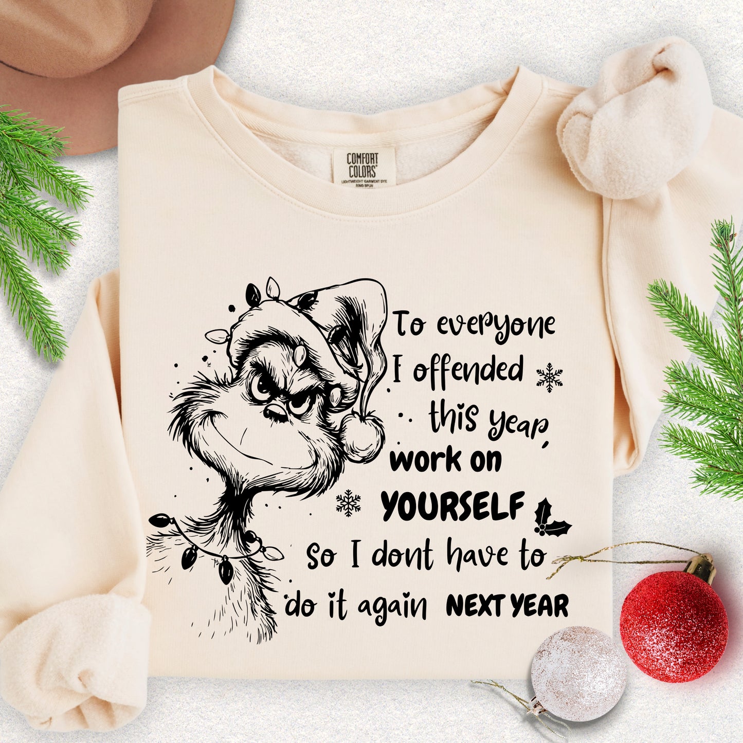 Sarcastic Christmas Sweatshirt