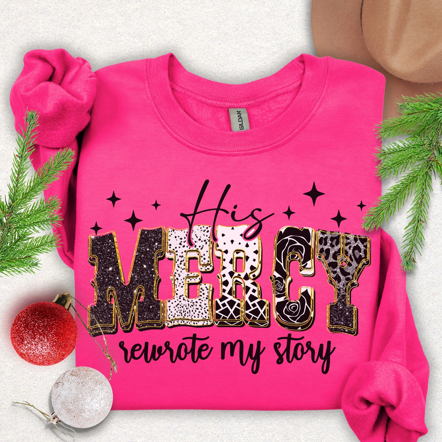 His Mercy Rewrote My Story Sweatshirt