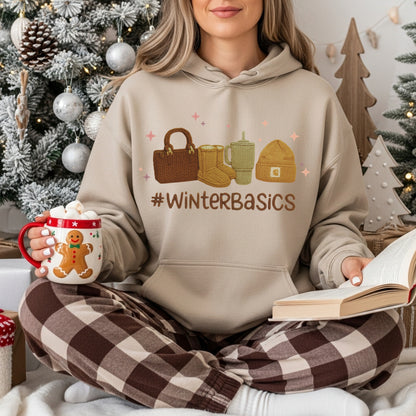 Faux Yarn Winter Basics Hoodie