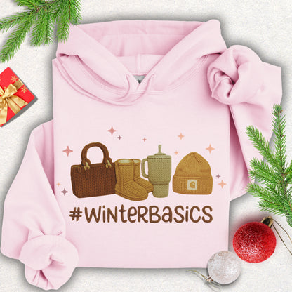 Faux Yarn Winter Basics Hoodie