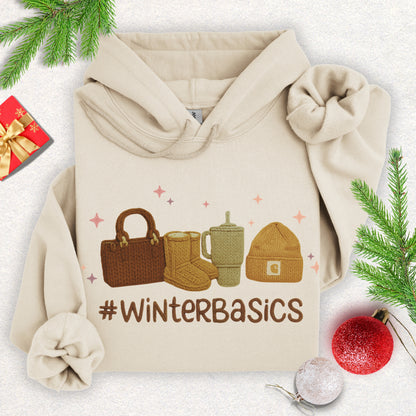 Faux Yarn Winter Basics Hoodie