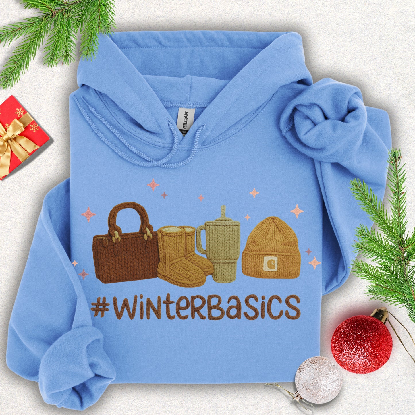 Faux Yarn Winter Basics Hoodie