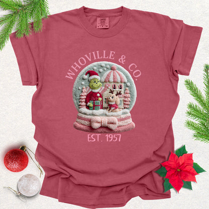 Faux Yarn Christmas Story Snowglobe Tee