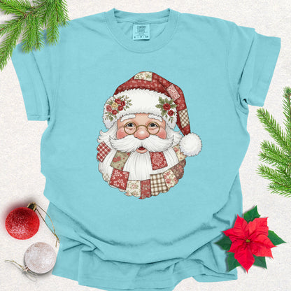 Faux Patch Santa Tee