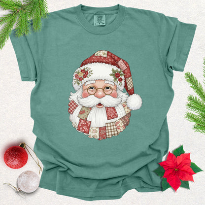 Faux Patch Santa Tee