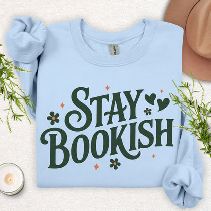 Stay Bookish Cozy Reader Sweatshirt