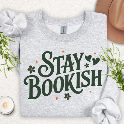 Stay Bookish Cozy Reader Sweatshirt