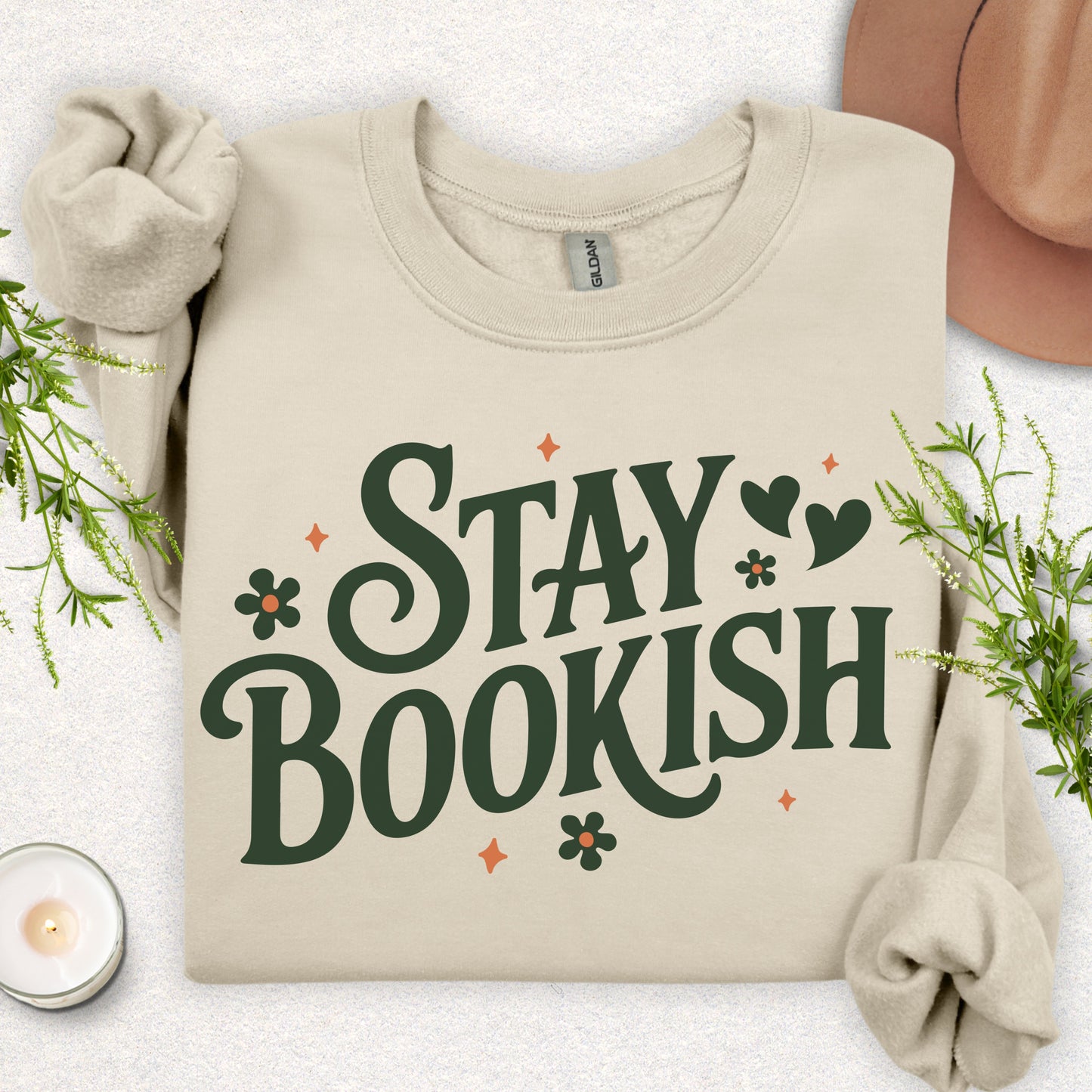 Stay Bookish Cozy Reader Sweatshirt