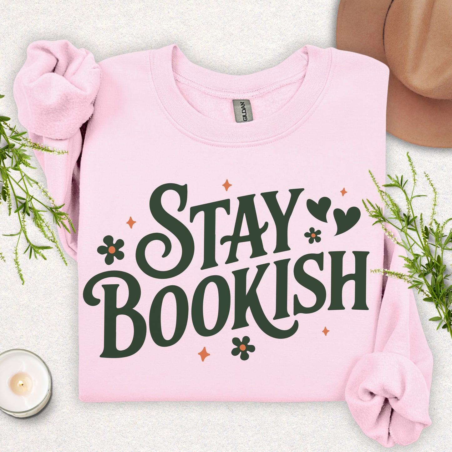 Stay Bookish Cozy Reader Sweatshirt
