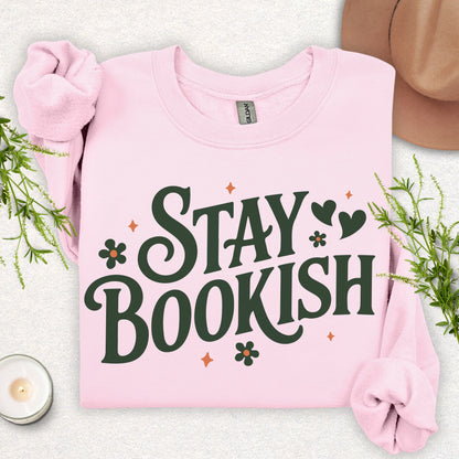 Stay Bookish Cozy Reader Sweatshirt