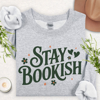 Stay Bookish Cozy Reader Sweatshirt