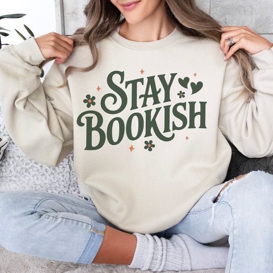 Stay Bookish Cozy Reader Sweatshirt