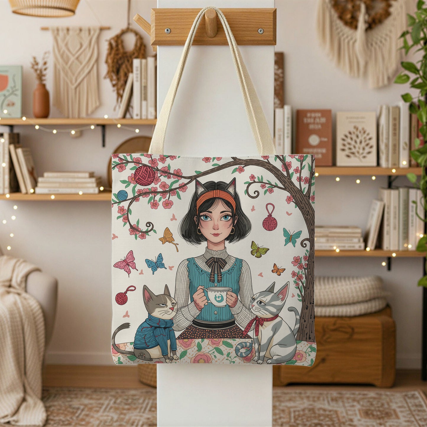 Whimsical Tea Party Tote Bag