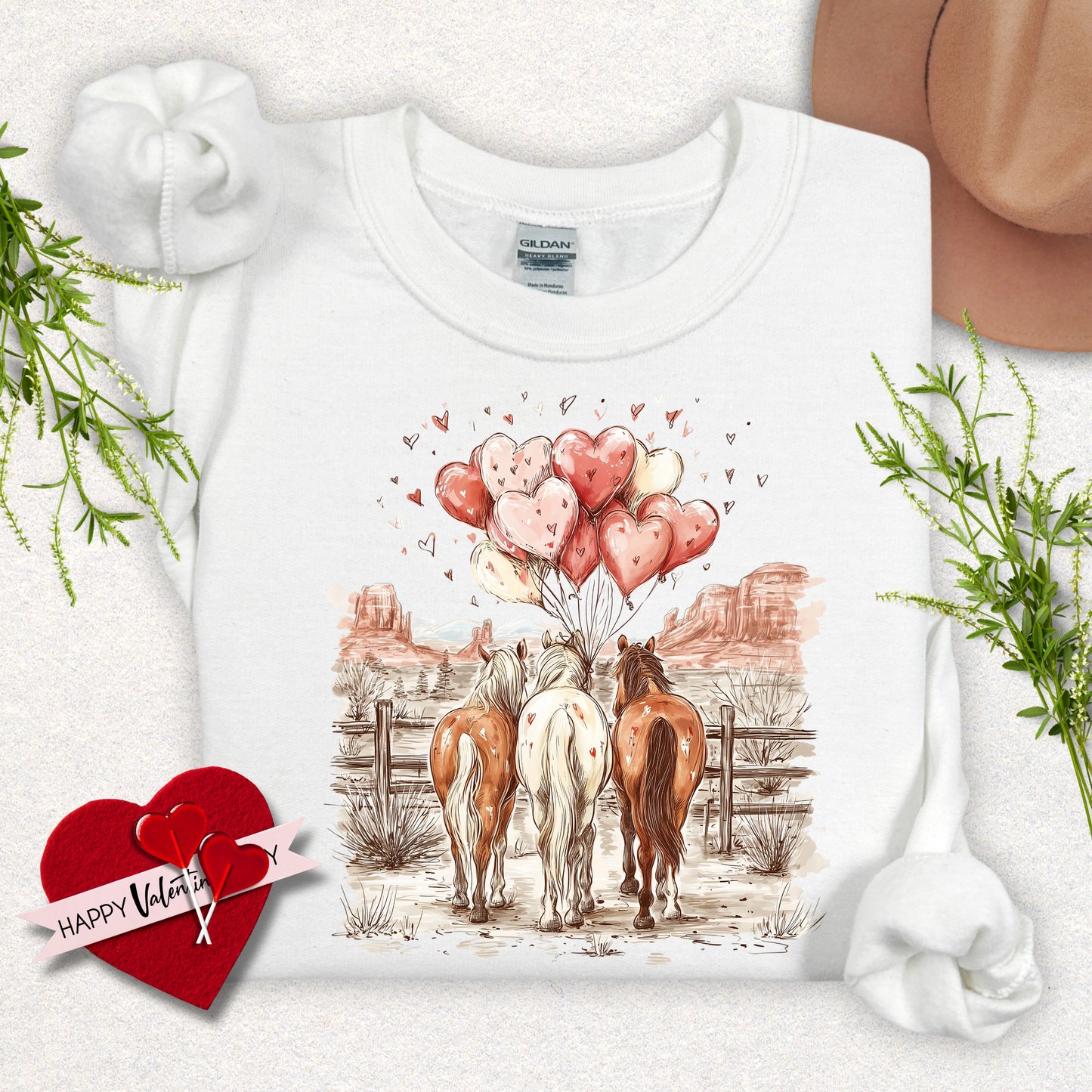 Western Desert Romance Sweatshirt