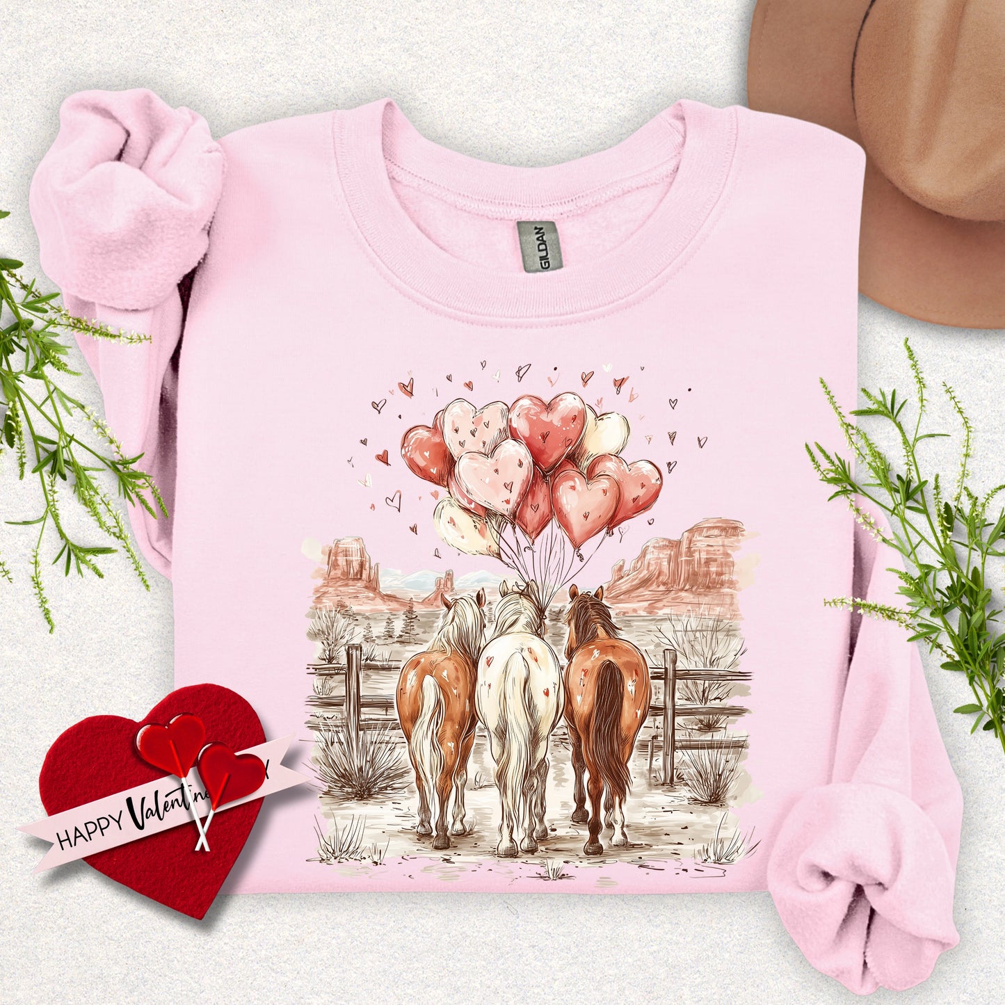 Western Desert Romance Sweatshirt