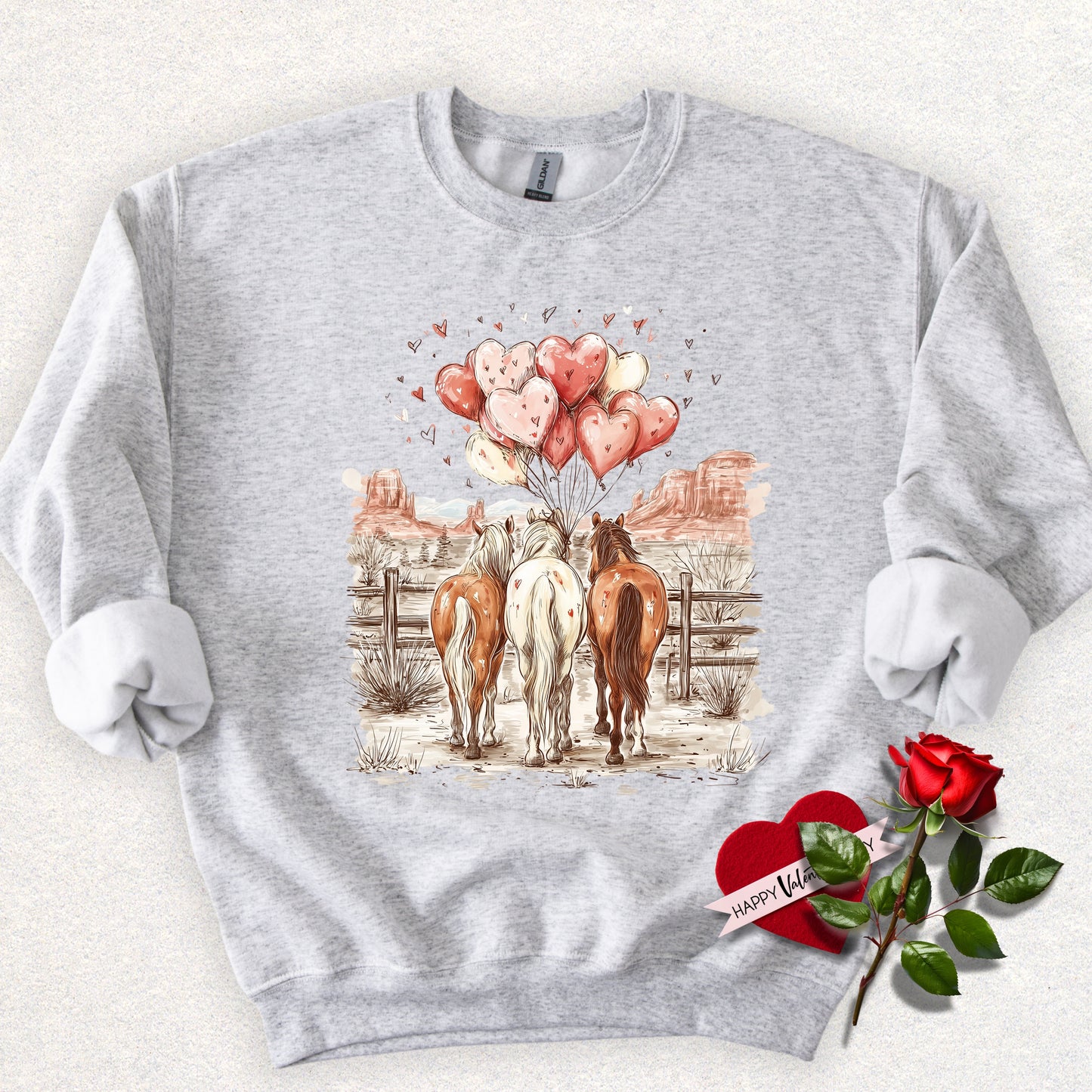 Western Desert Romance Sweatshirt