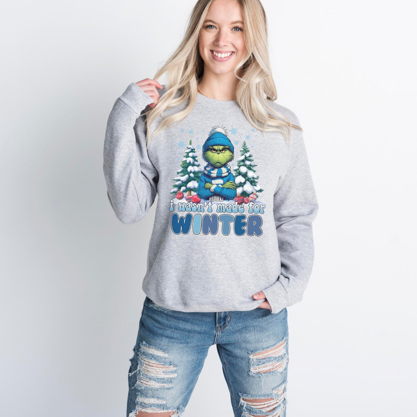 Winter Grinch Crewneck Sweatshirt