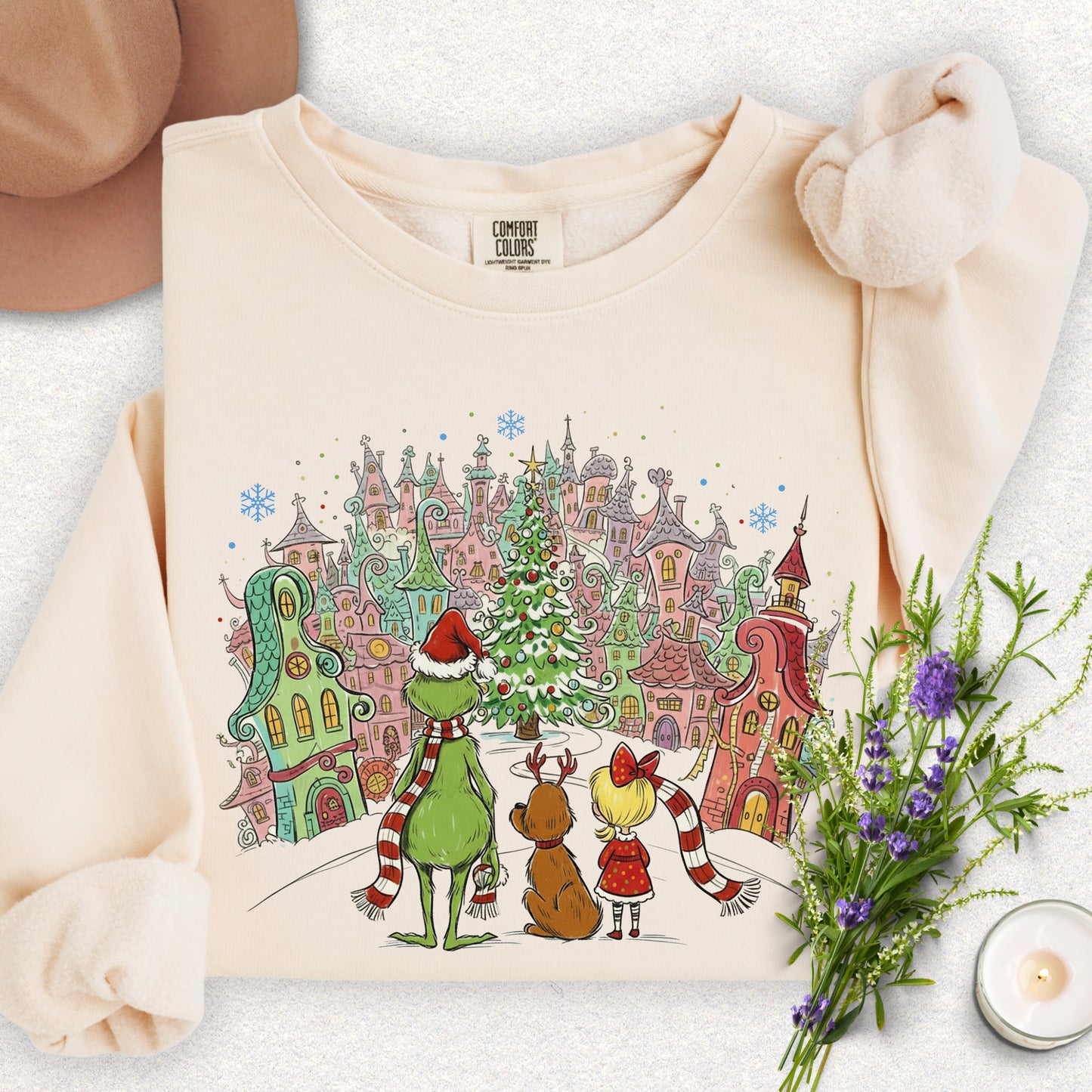 Cozy Hearts of Whoville Lightweight Sweatshirt