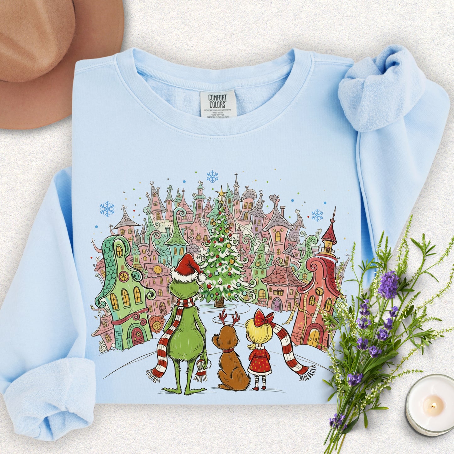 Cozy Hearts of Whoville Lightweight Sweatshirt