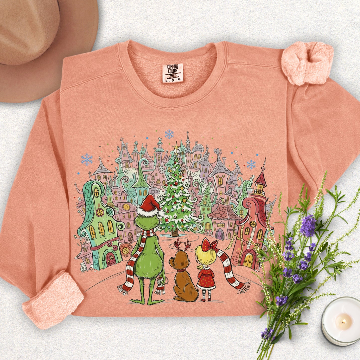 Cozy Hearts of Whoville Lightweight Sweatshirt
