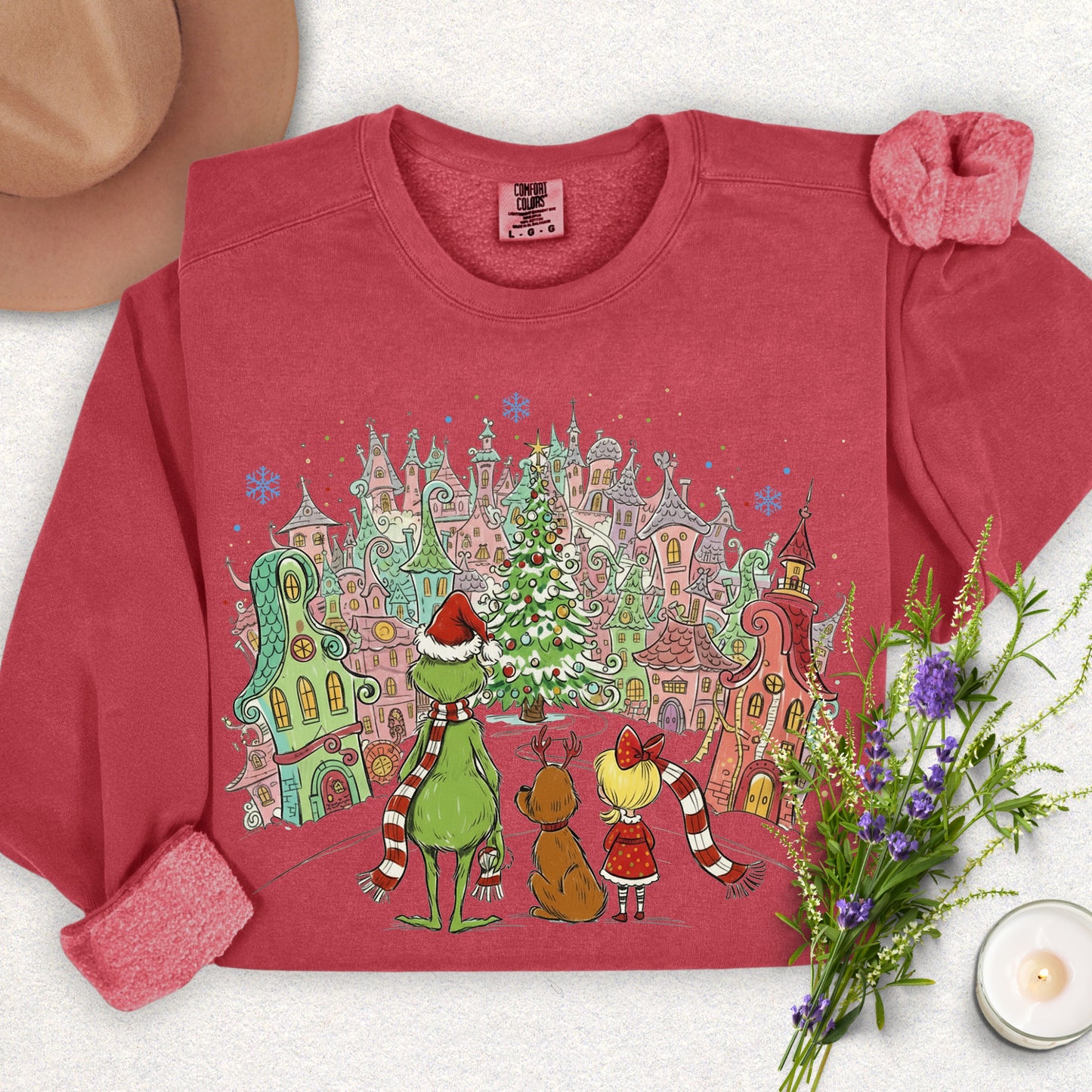 Cozy Hearts of Whoville Lightweight Sweatshirt
