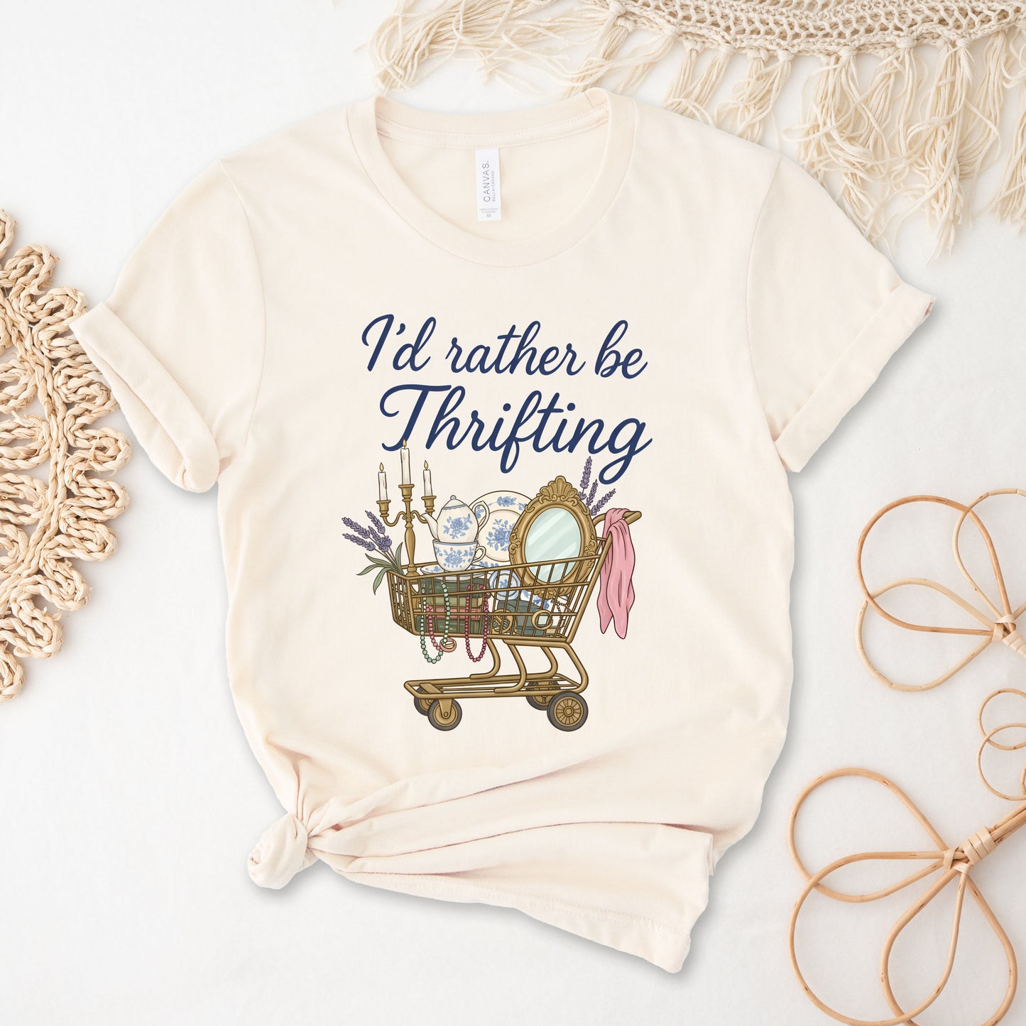 I'd Rather Be Thrifting Vintage Tee