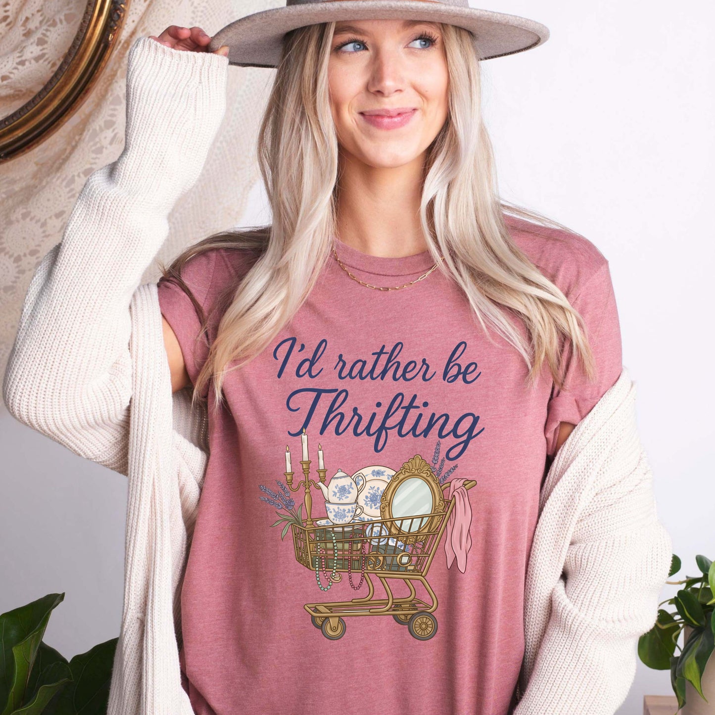 I'd Rather Be Thrifting Vintage Tee