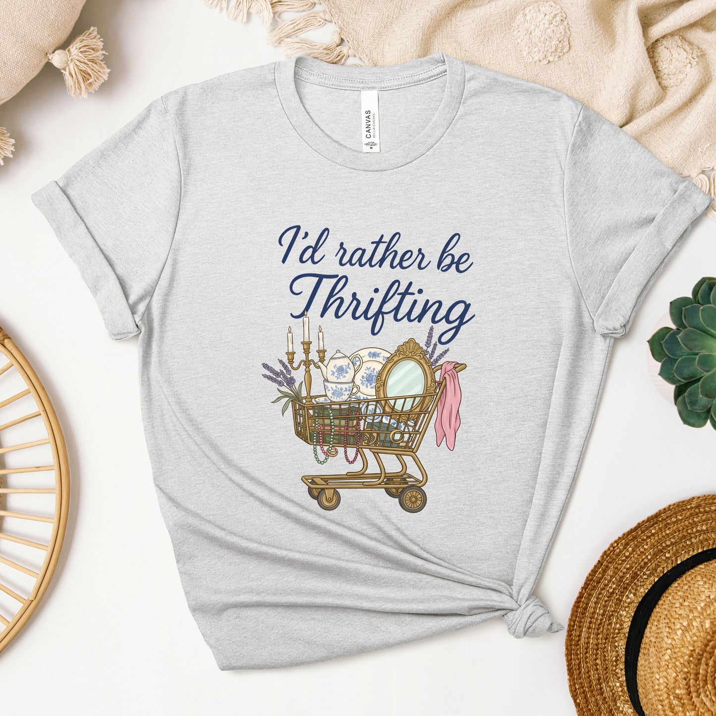 I'd Rather Be Thrifting Vintage Tee