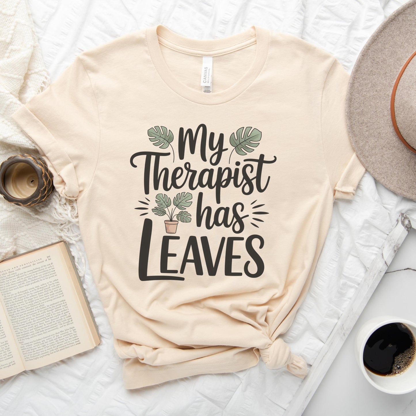 My Therapist Has Leaves Tee