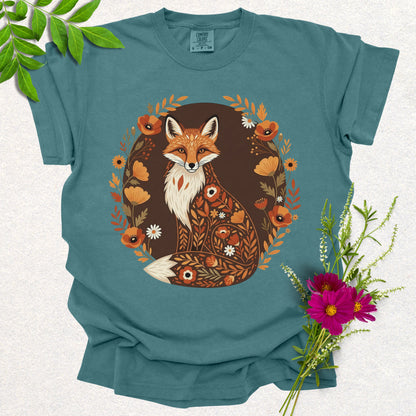 Floral Fox Tee