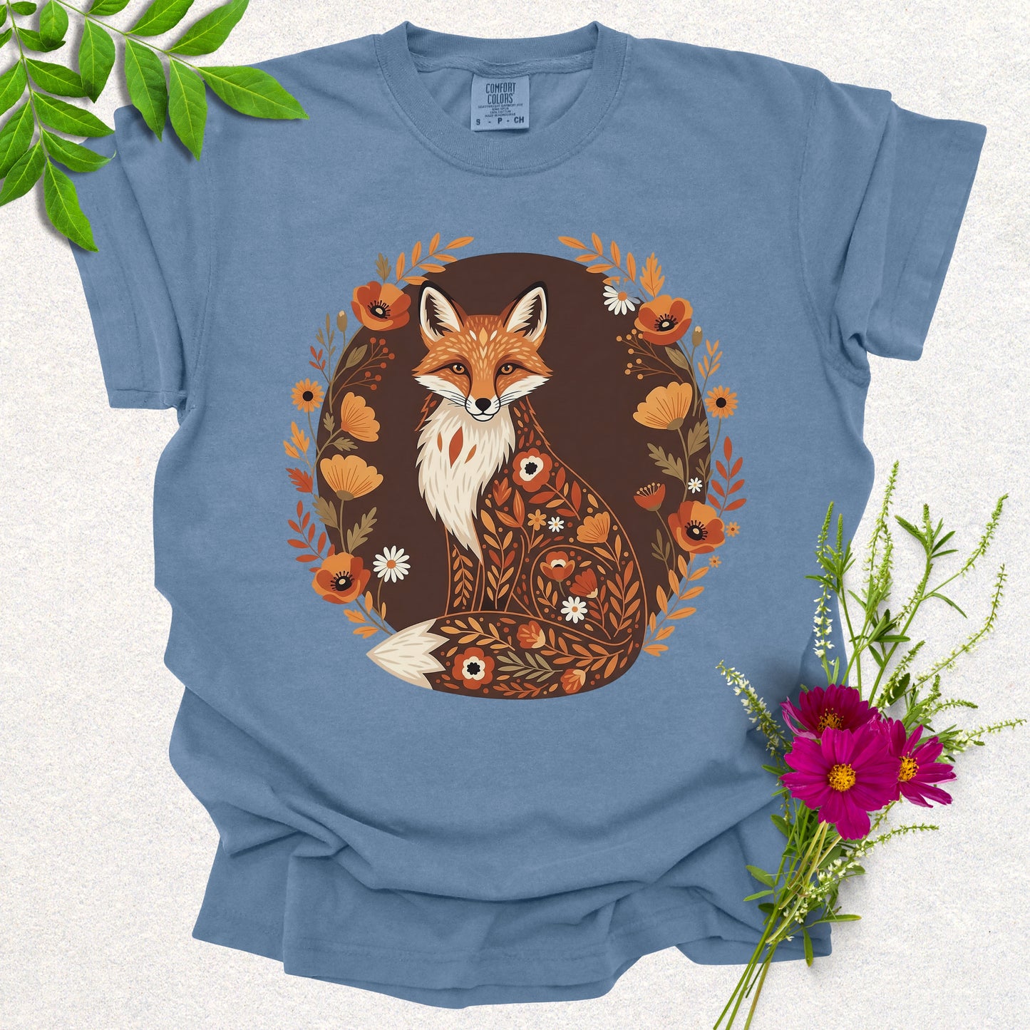 Floral Fox Tee