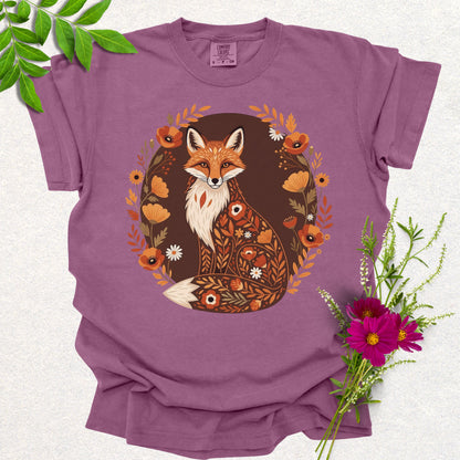 Floral Fox Tee