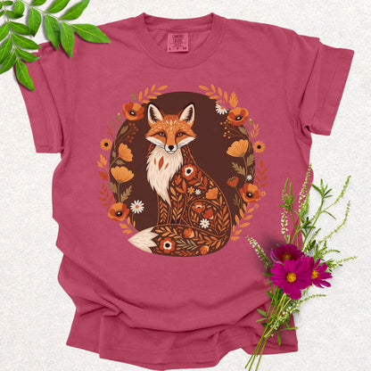 Floral Fox Tee