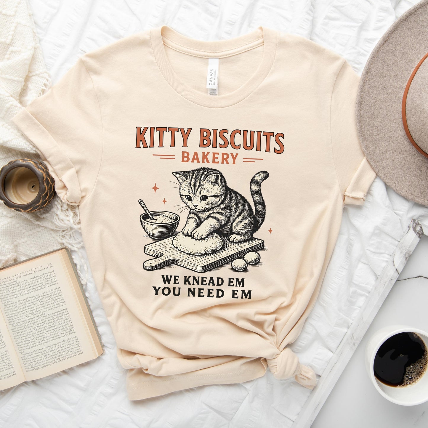 Kitty Biscuits Bakery Tee