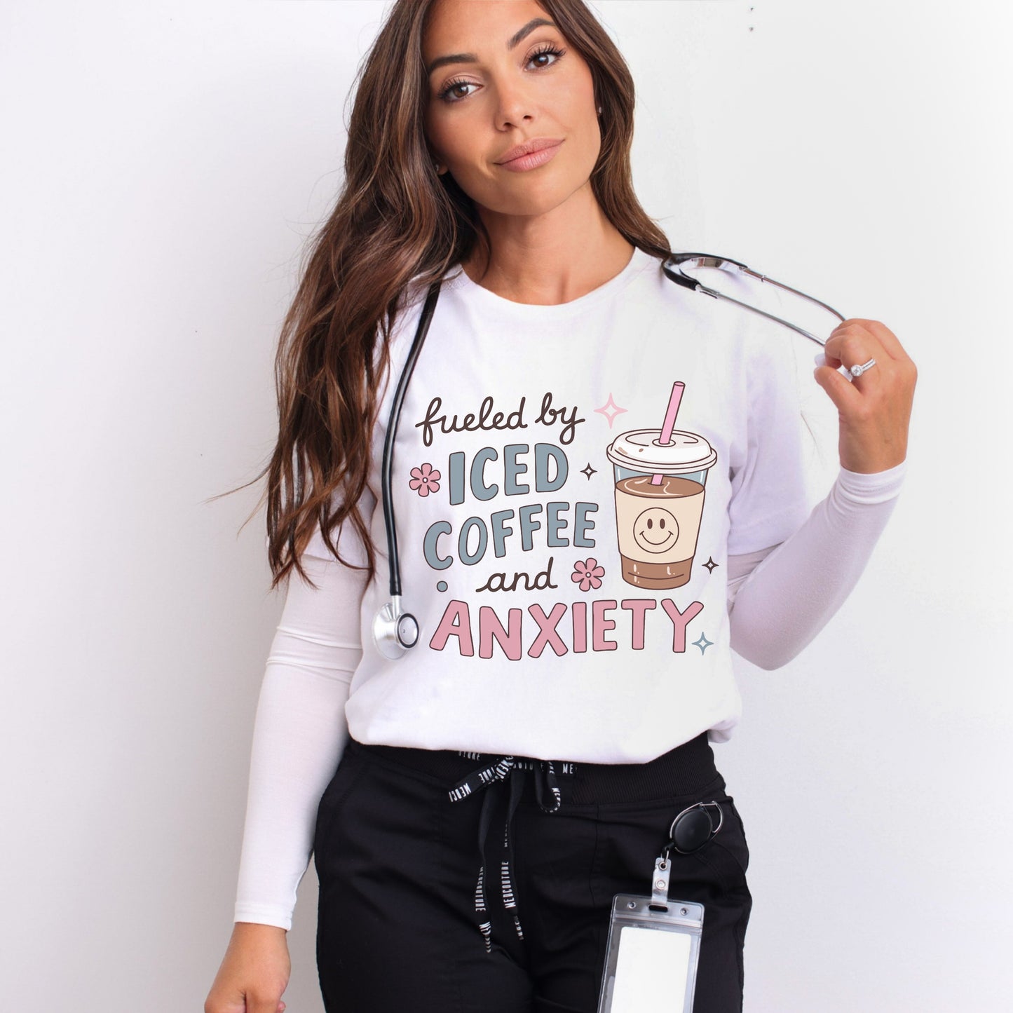 Iced Coffee and Anxiety Tee