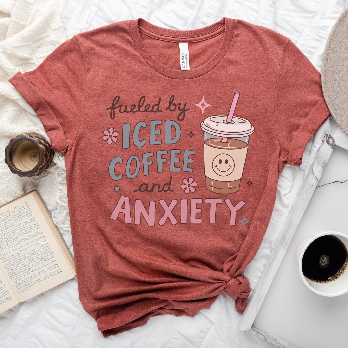 Iced Coffee and Anxiety Tee