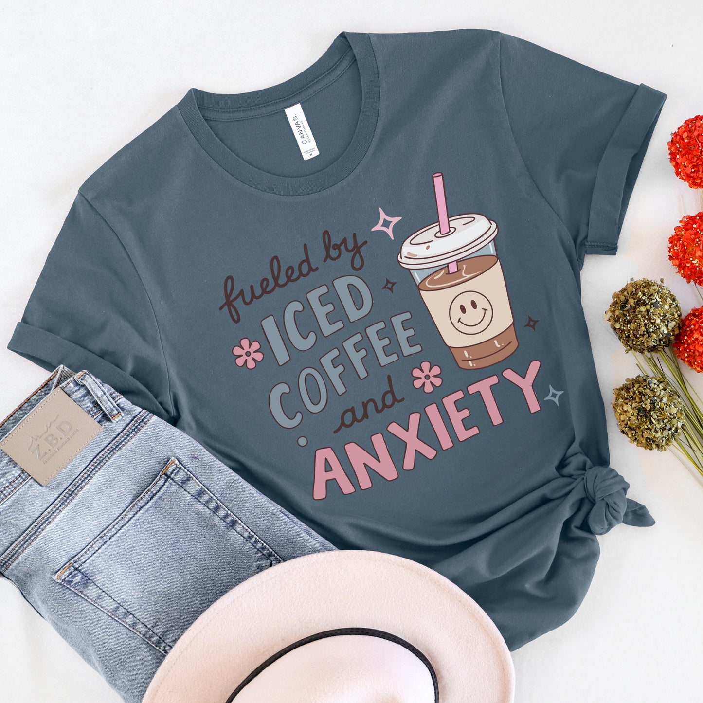 Iced Coffee and Anxiety Tee