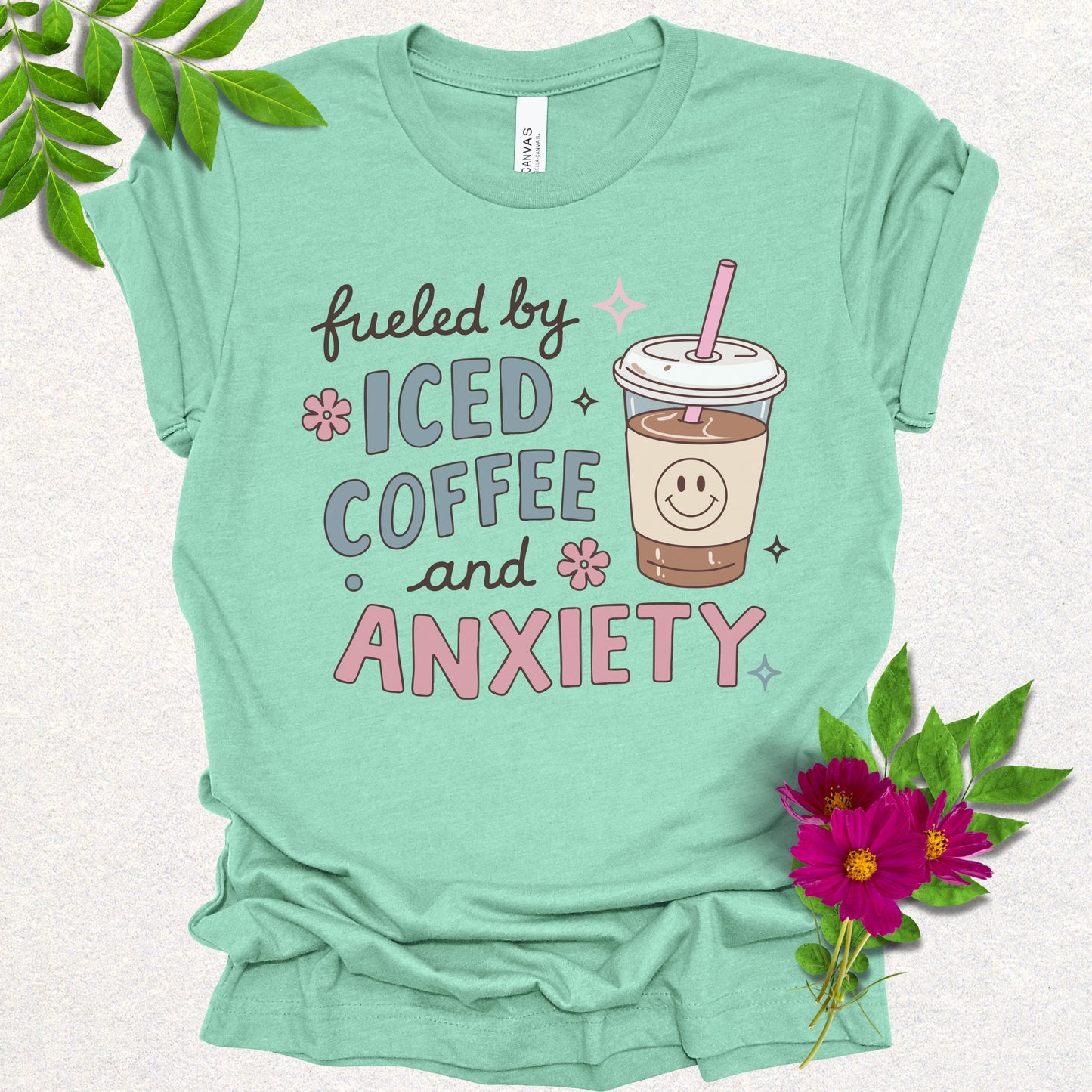 Iced Coffee and Anxiety Tee