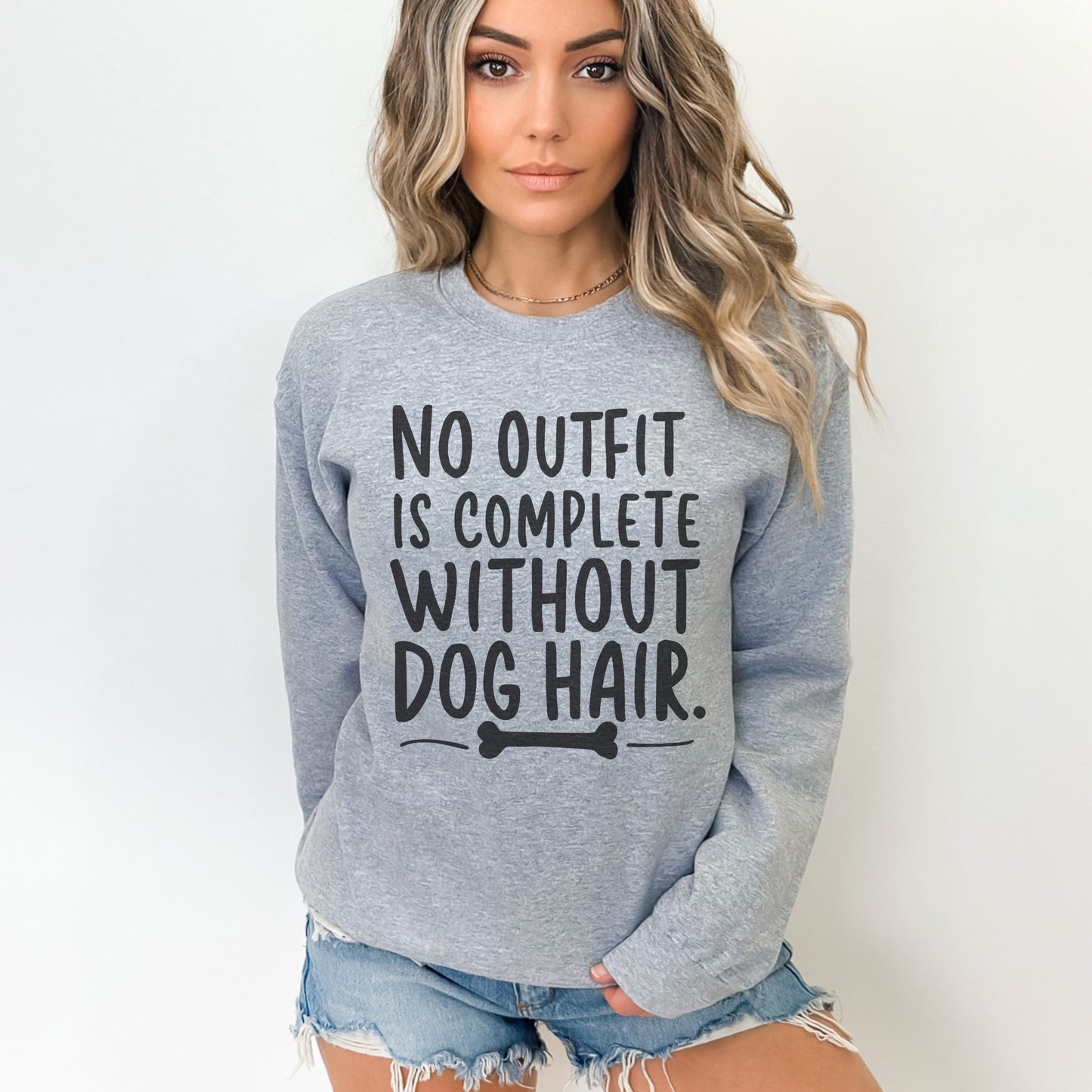 Dog Hair Outfit Sweatshirt