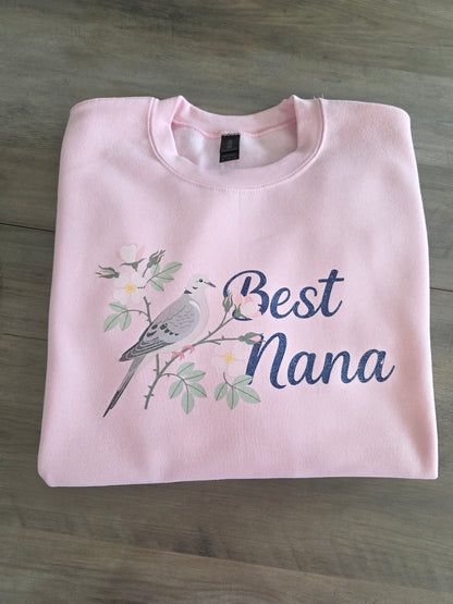 Sparkly Design - Custom BEST NANA/MAMA Sweatshirt, (customizable)