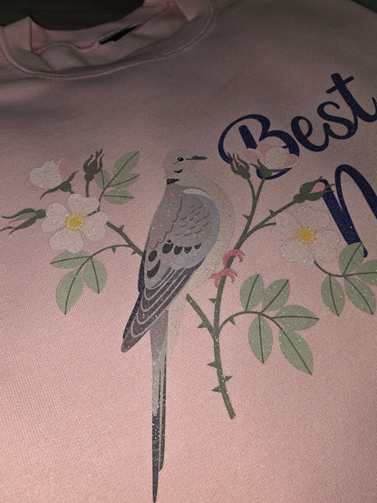 Sparkly Design - Custom BEST NANA/MAMA Sweatshirt, (customizable)