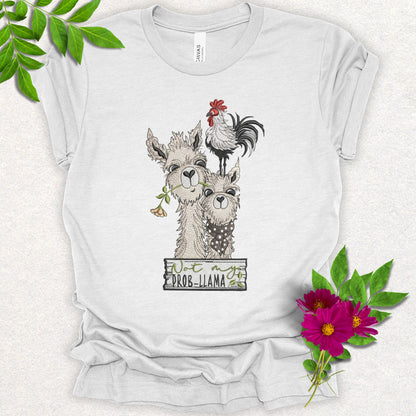 Faux Embroidery Not My Prob-Llama Tee