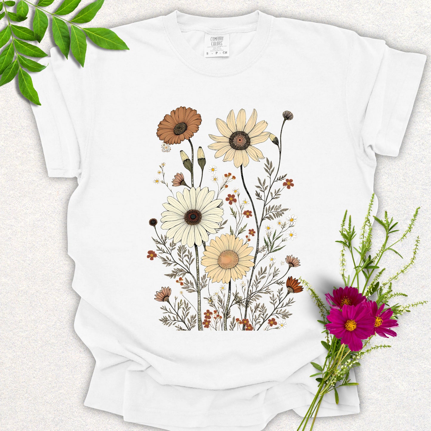 Vintage Wildflowers Tee