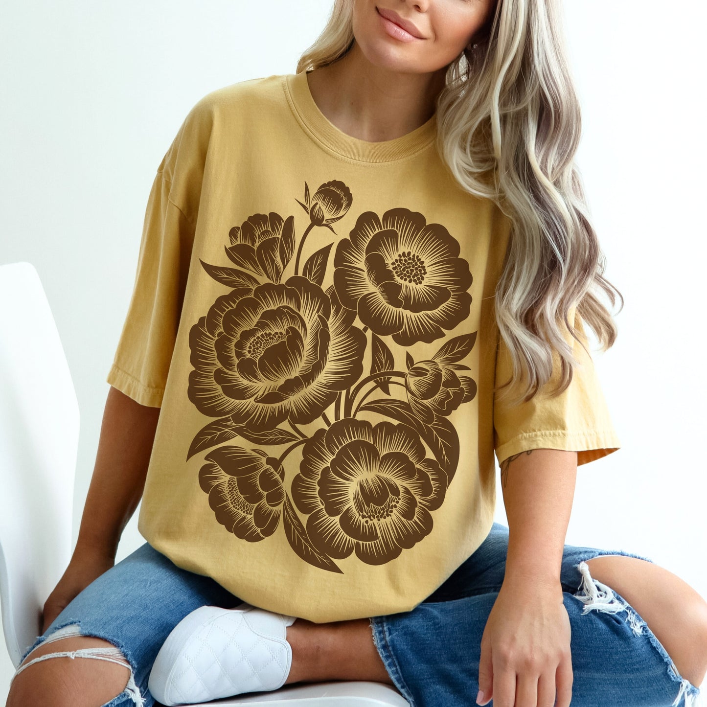 Blooming Peonies Tee