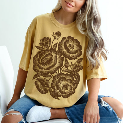 Blooming Peonies Tee