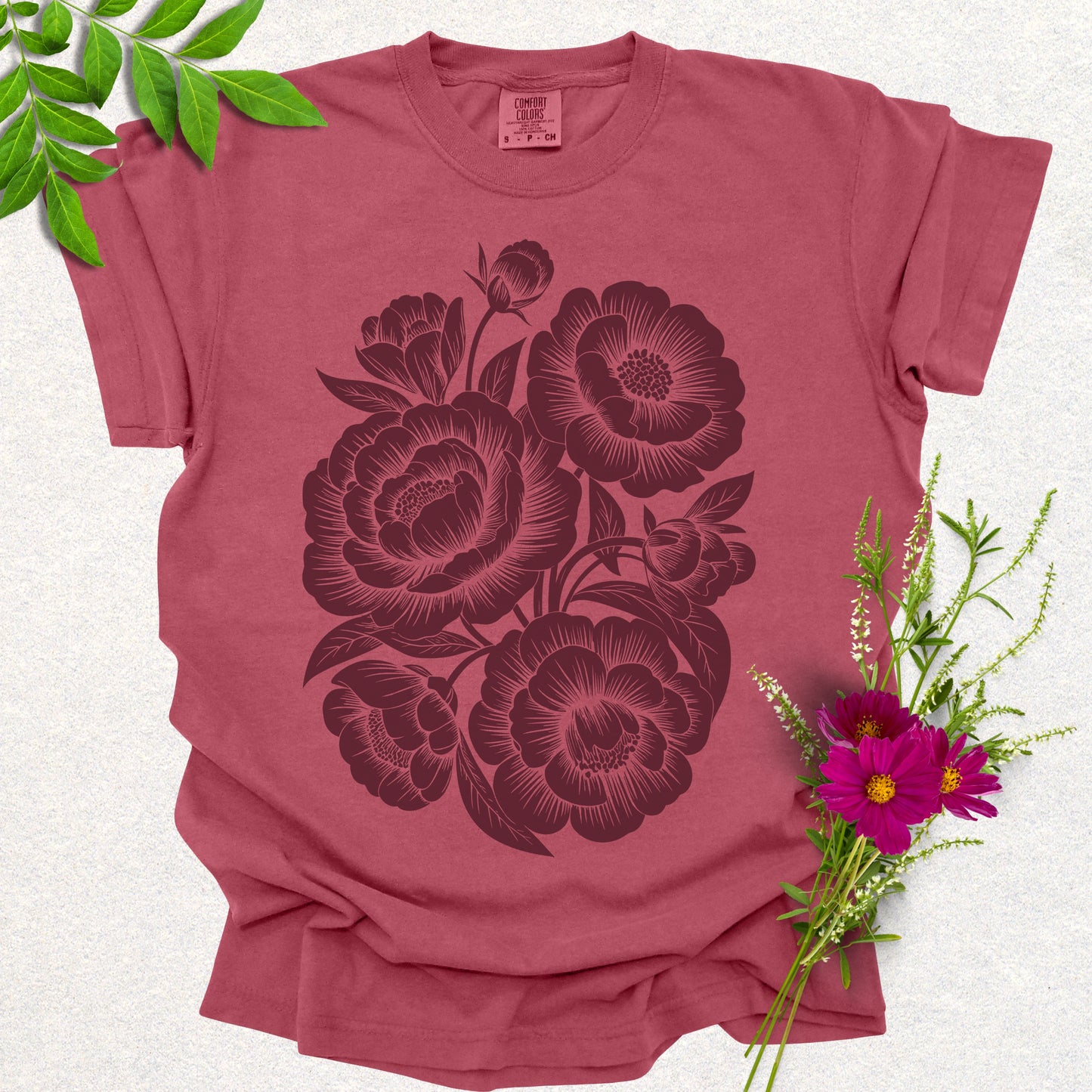 Blooming Peonies Tee