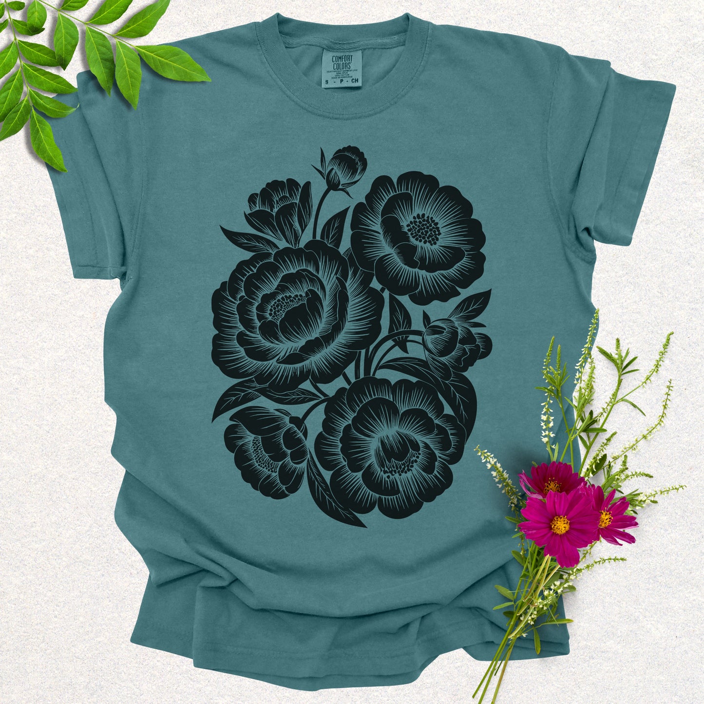 Blooming Peonies Tee