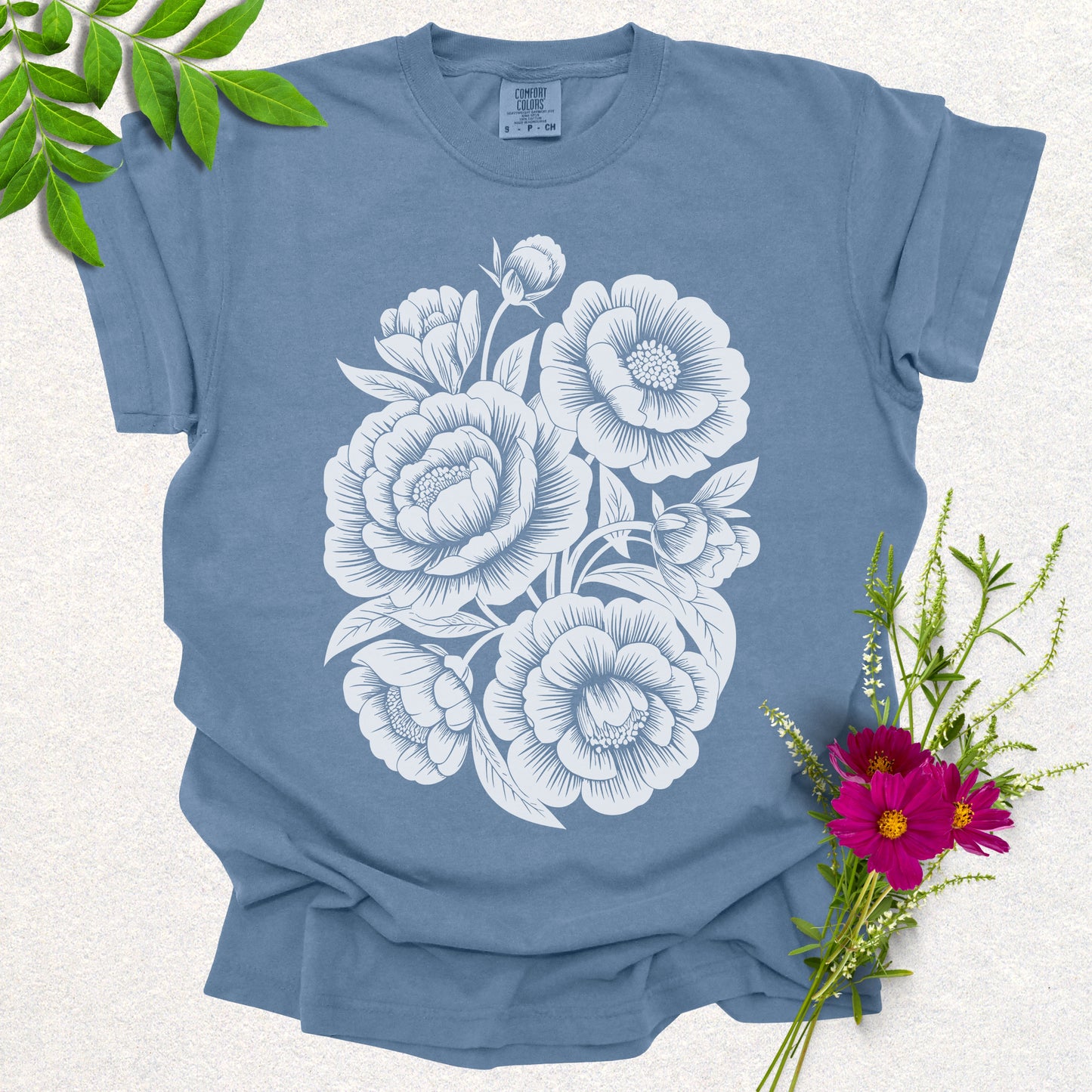 Blooming Peonies Tee