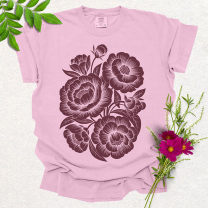 Blooming Peonies Tee