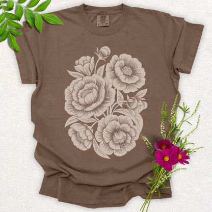 Blooming Peonies Tee